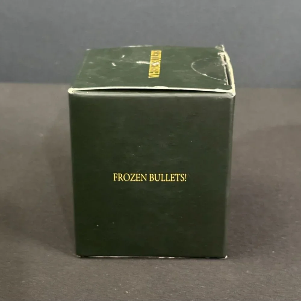 Bullet Whiskey Stones Revolver Gold Ice Cubes Spirits Cocktail Chilling Bar - Picture 8 of 9